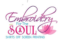Embroidery for the Soul Shirts Off Screen Printing Elizabeth LaZella